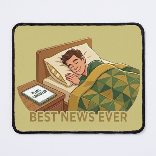Item preview, Plans Cancelled Best News Ever Funny Introvert designed and sold by Northern Glow Art.
