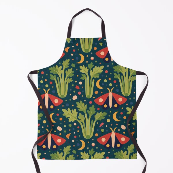 Item preview, Celery Moth Midcentury Pattern designed and sold by aihrgdesign.