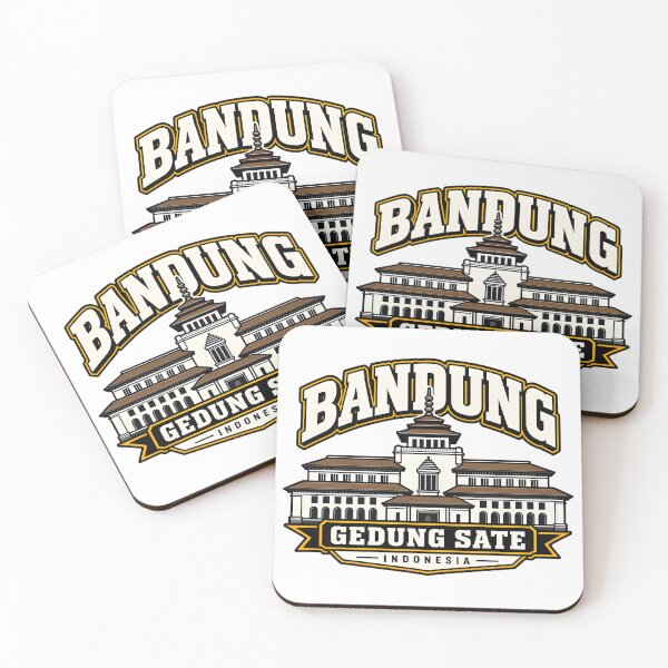 Item preview, Bandung Gedung Sate Indonesia Landmark Travel T-Shirt Design designed and sold by Ahsacom.