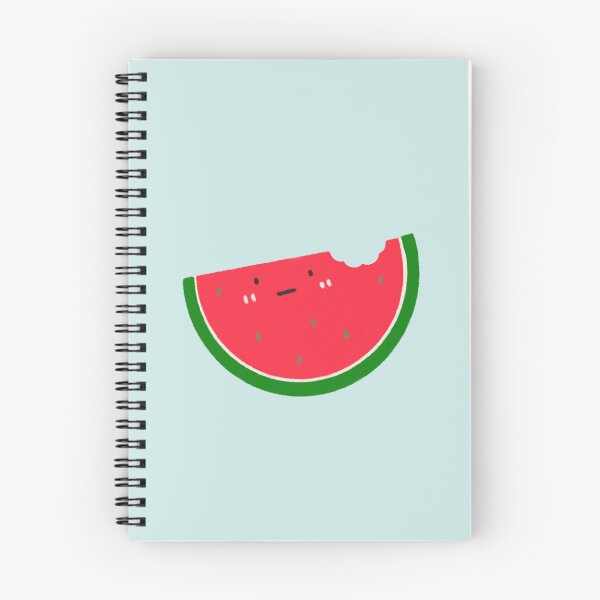 Item preview, Cute Bitten Watermelon Character Illustration designed and sold by bySunnieStudio.