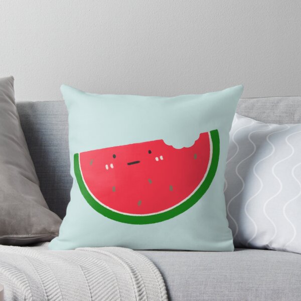 Item preview, Cute Bitten Watermelon Character Illustration designed and sold by bySunnieStudio.