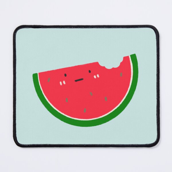 Item preview, Cute Bitten Watermelon Character Illustration designed and sold by bySunnieStudio.