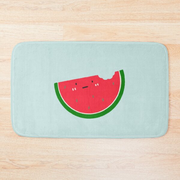 Item preview, Cute Bitten Watermelon Character Illustration designed and sold by bySunnieStudio.