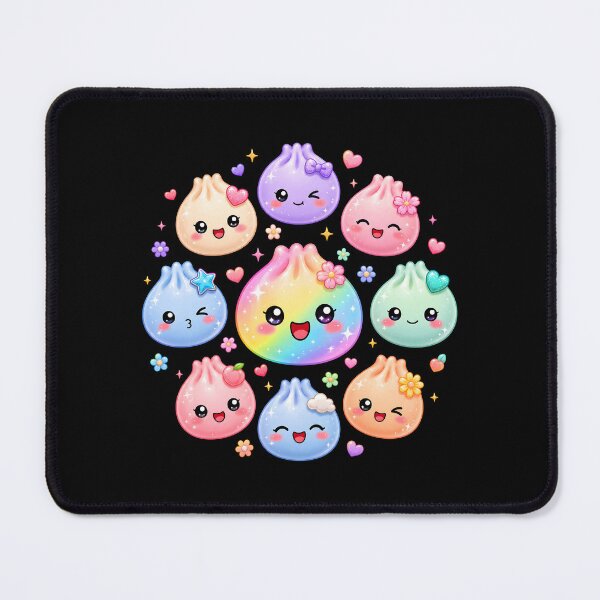 Item preview, Cute Dumpling Kawaii Pastel Rainbow Anime designed and sold by haris-rana-wren.