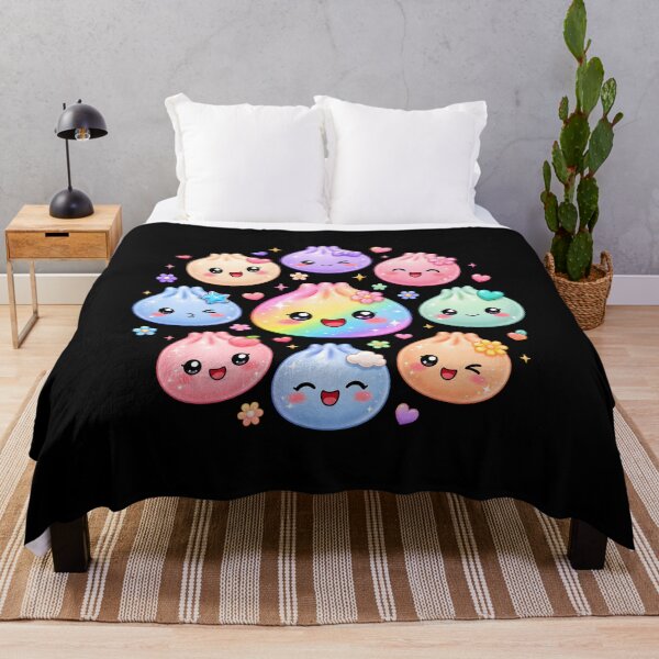 Item preview, Cute Dumpling Kawaii Pastel Rainbow Anime designed and sold by haris-rana-wren.