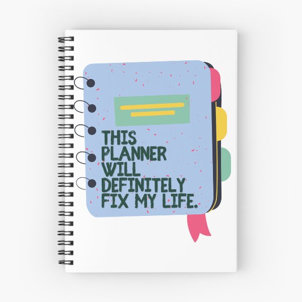 Item preview, this planner will definitely fix my life designed and sold by  StudioAlunsina.