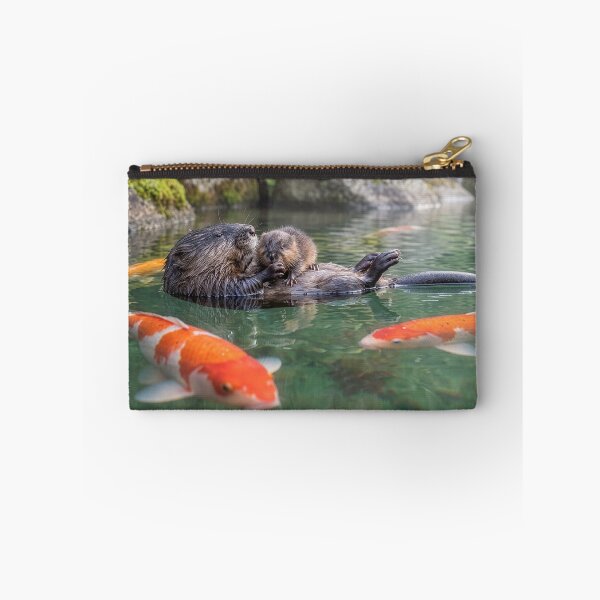 Item preview, Muskrat and Baby in Koi Pond designed and sold by Tridentulus.