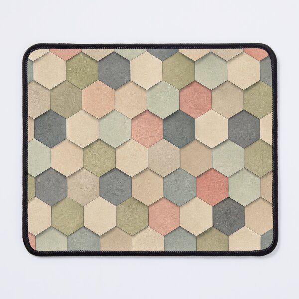 Item preview, Muted Vintage Ginger Color Modernist Tile Pattern designed and sold by scicilysimonee.