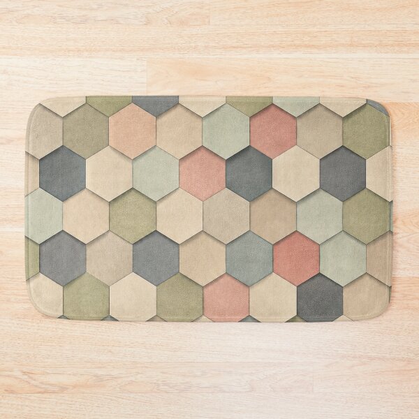 Item preview, Muted Vintage Ginger Color Modernist Tile Pattern designed and sold by scicilysimonee.