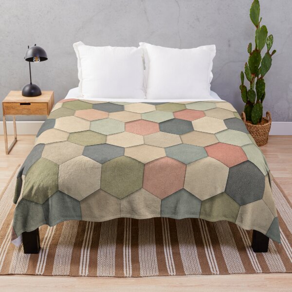 Item preview, Muted Vintage Ginger Color Modernist Tile Pattern designed and sold by scicilysimonee.