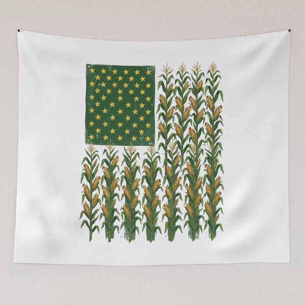 Item preview, American Farmer Corn Flag Agriculture Patriotism designed and sold by Doodleoub.