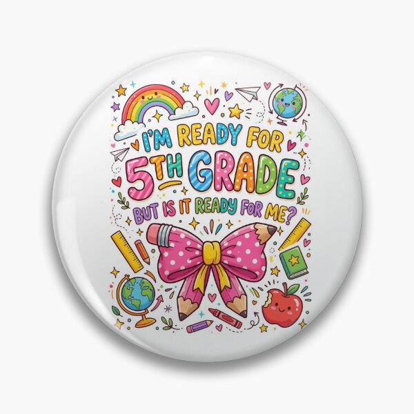 Item preview, I'm Ready For 5th Grade But Is It Ready For Me? Fifth Grade Back To School Student Child designed and sold by Doodleoub.