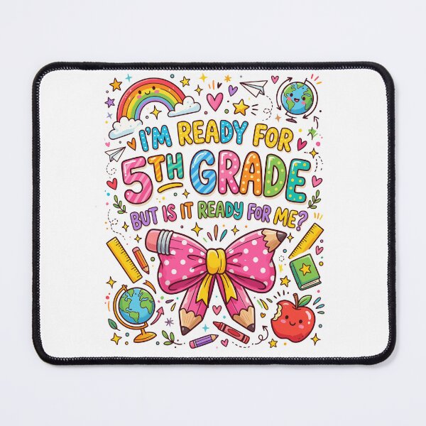 Item preview, I'm Ready For 5th Grade But Is It Ready For Me? Fifth Grade Back To School Student Child designed and sold by Doodleoub.