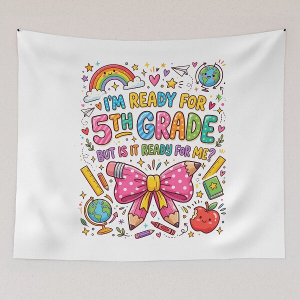 Item preview, I'm Ready For 5th Grade But Is It Ready For Me? Fifth Grade Back To School Student Child designed and sold by Doodleoub.