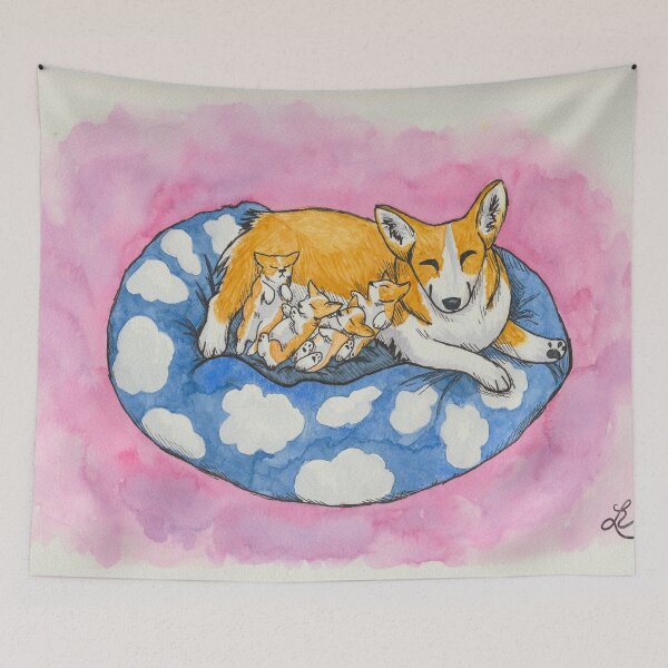 Item preview, mama corgi designed and sold by Cat and Kagagi.