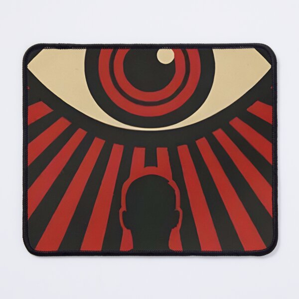 Item preview, Dystopian Surveillance Eye Retro Dark Future Design 1980 designed and sold by MetzMaybell.