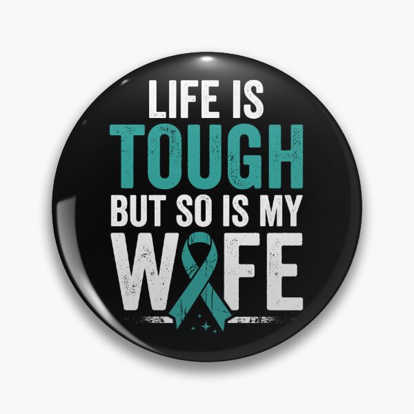 Item preview, Life Is Tough But So Is My Wife Strong Wife Awareness Survivor designed and sold by Doodleoub.