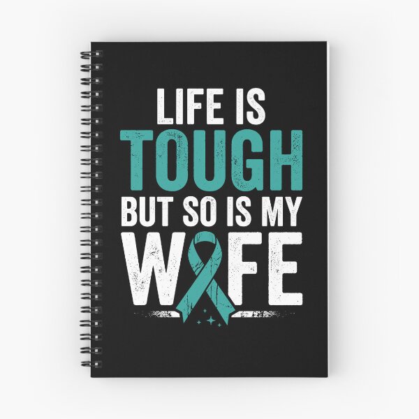 Item preview, Life Is Tough But So Is My Wife Strong Wife Awareness Survivor designed and sold by Doodleoub.