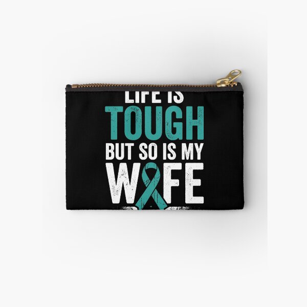 Item preview, Life Is Tough But So Is My Wife Strong Wife Awareness Survivor designed and sold by Doodleoub.