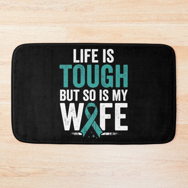 Item preview, Life Is Tough But So Is My Wife Strong Wife Awareness Survivor designed and sold by Doodleoub.