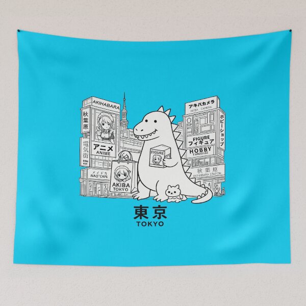 Item preview, Kaiju's Akihabara Shopping Spree! designed and sold by YunsCozyCorner.