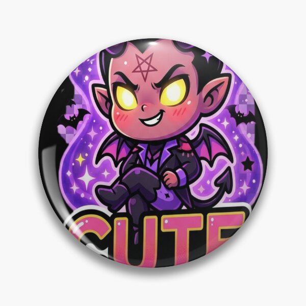 Item preview, Cute as Hell - Pink Evil Demon Goat designed and sold by florancouriei.
