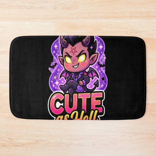 Item preview, Cute as Hell - Pink Evil Demon Goat designed and sold by florancouriei.