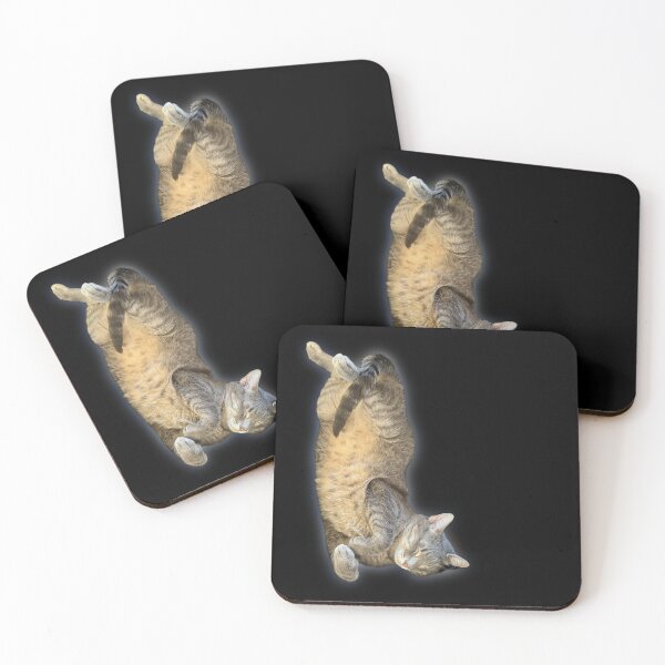Item preview, Funny Sleeping Tabby Cat in Weird Position | Cat Lover Humor designed and sold by aadventures.