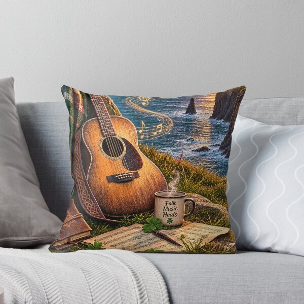 Item preview, Irish Folk Songs Coastal Acoustic Art designed and sold by Mohamedeinoo.