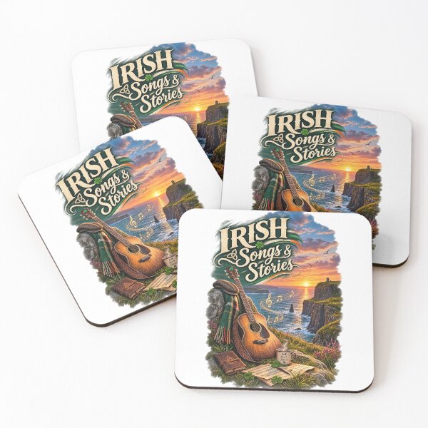 Item preview, Irish Folk Songs Coastal Acoustic Art designed and sold by Mohamedeinoo.