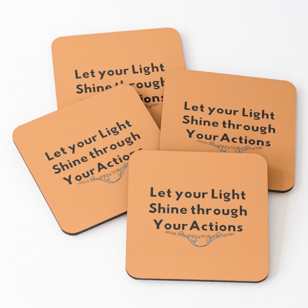 Item preview, Let Your Light Shine Through Your Actions - Inspiring Minimalism Products designed and sold by UnifyingSyntax.