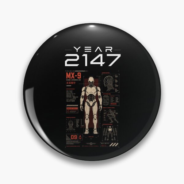 Item preview, Year 2147 Futuristic Cyberpunk Sci-Fi Streetwear  designed and sold by TEEJAMBOREE.