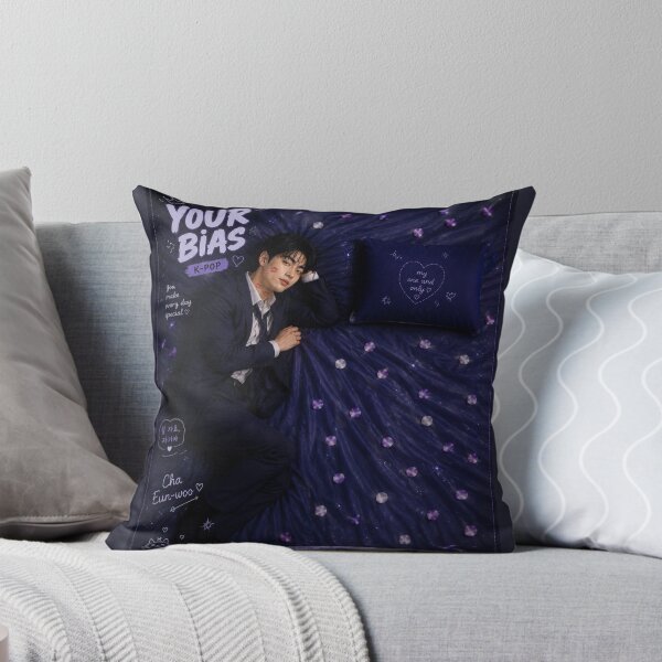 Item preview, Your Bias Is Waiting – Midnight K-Pop Duvet designed and sold by Boreal Apparel.