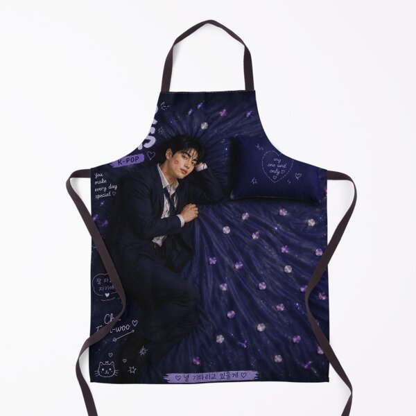 Item preview, Your Bias Is Waiting – Midnight K-Pop Duvet designed and sold by Boreal Apparel.