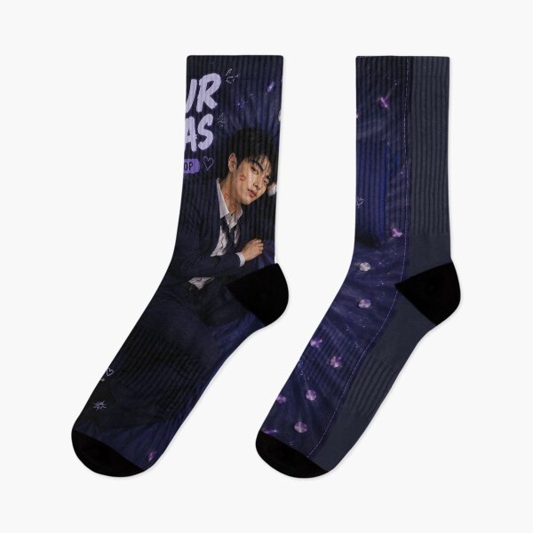 Item preview, Your Bias Is Waiting – Midnight K-Pop Duvet designed and sold by Boreal Apparel.