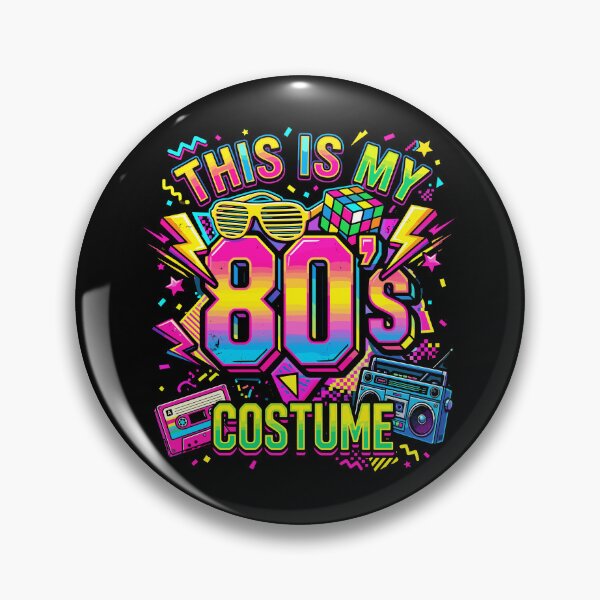 Item preview, This Is My 80's Costume Eighties Party Retro Outfit designed and sold by Doodleoub.