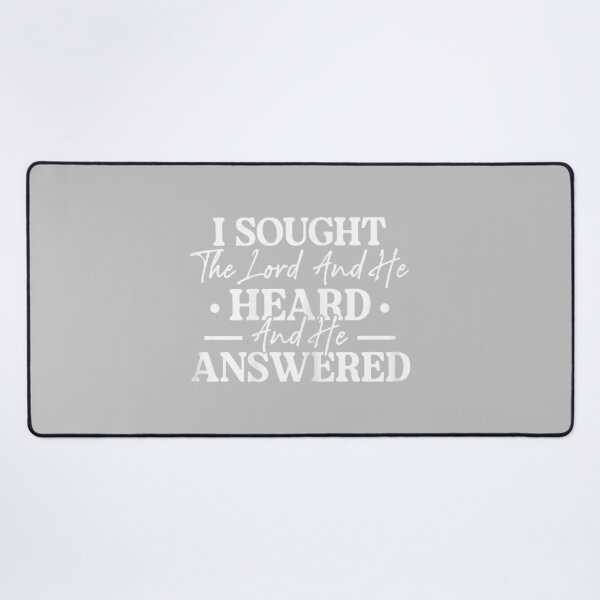 Item preview, I Sought The Lord and He Heard and He Answered designed and sold by ArleneRowe.