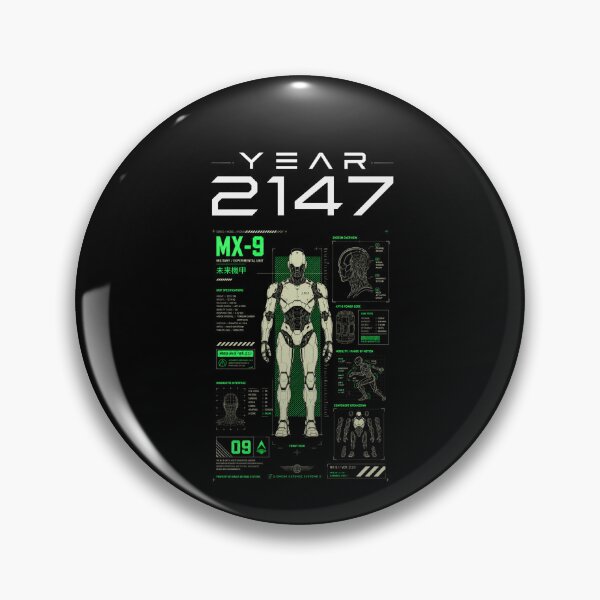 Item preview, Year 2147 Futuristic Cyberpunk Sci-Fi Streetwear  designed and sold by TEEJAMBOREE.