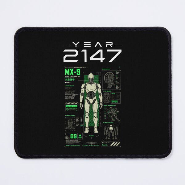Item preview, Year 2147 Futuristic Cyberpunk Sci-Fi Streetwear designed and sold by TEEJAMBOREE.