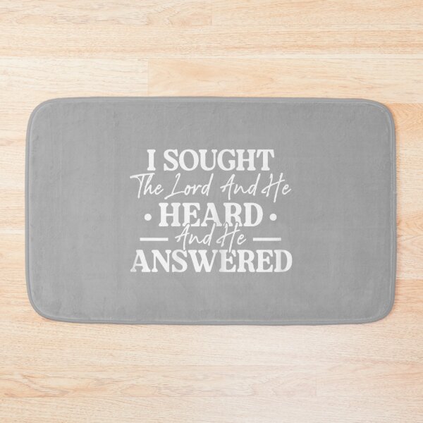 Item preview, I Sought The Lord and He Heard and He Answered designed and sold by ArleneRowe.