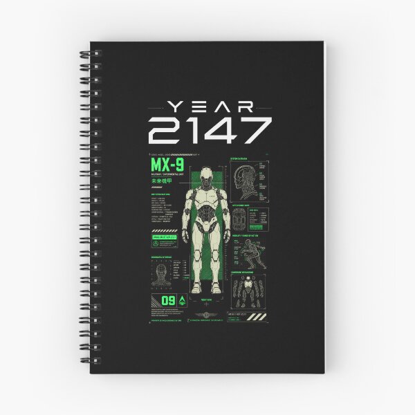 Item preview, Year 2147 Futuristic Cyberpunk Sci-Fi Streetwear  designed and sold by TEEJAMBOREE.