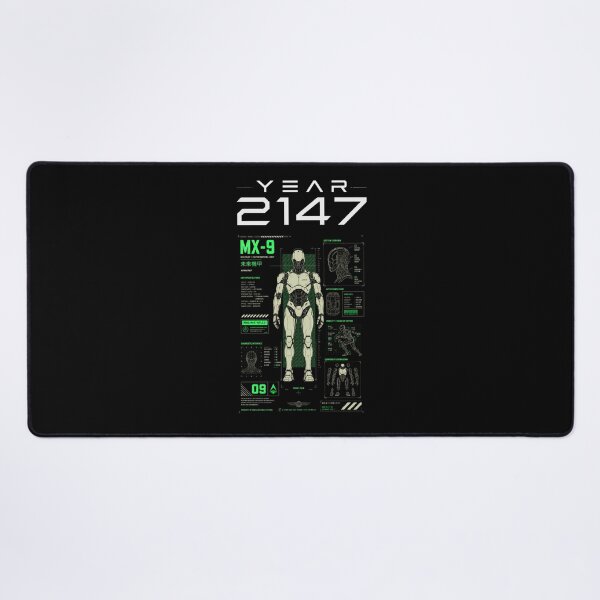 Item preview, Year 2147 Futuristic Cyberpunk Sci-Fi Streetwear designed and sold by TEEJAMBOREE.