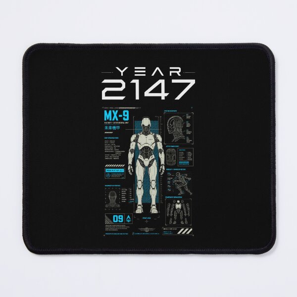 Item preview, Year 2147 Futuristic Cyberpunk Sci-Fi Streetwear designed and sold by TEEJAMBOREE.