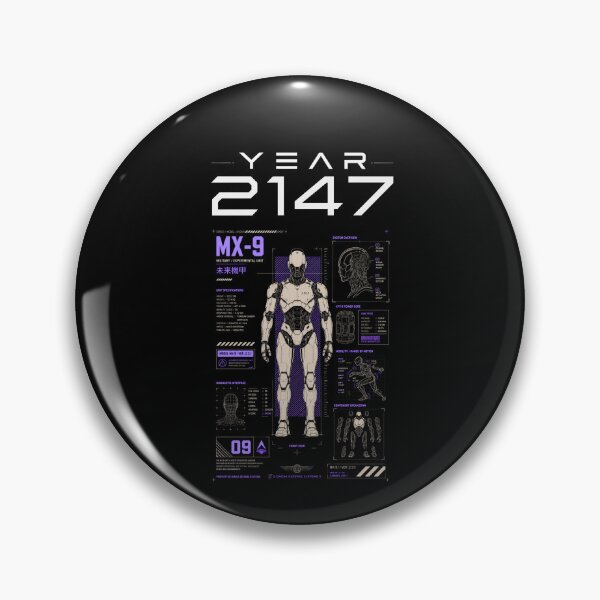 Item preview, Year 2147 Futuristic Cyberpunk Sci-Fi Streetwear  designed and sold by TEEJAMBOREE.