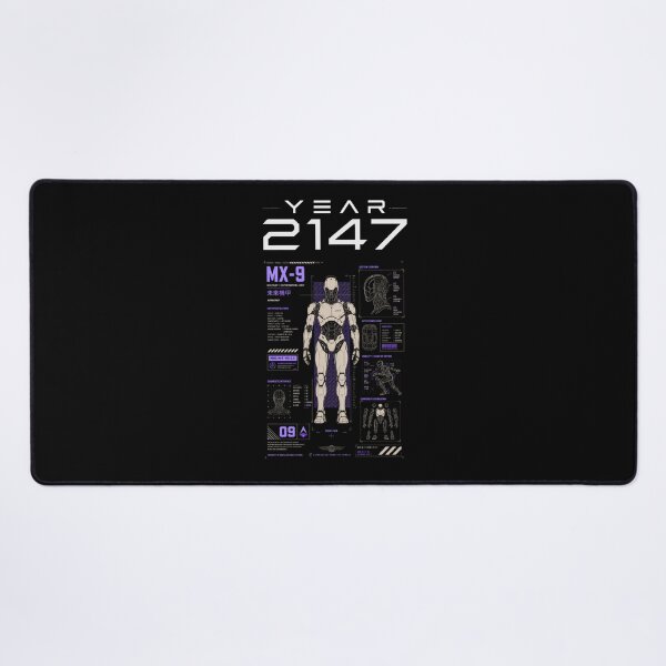 Item preview, Year 2147 Futuristic Cyberpunk Sci-Fi Streetwear designed and sold by TEEJAMBOREE.