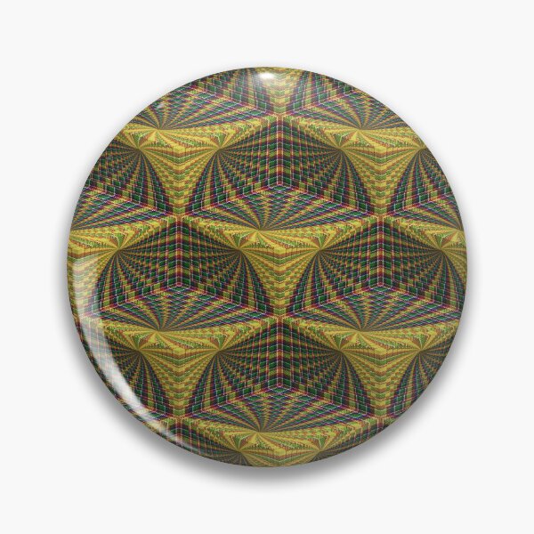 Item preview, Madras Droste Tunnel Fract-art-an Ziggurat designed and sold by Cathedral of Curiosity.