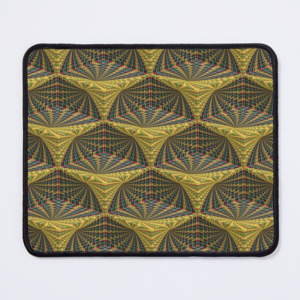 Item preview, Madras Droste Tunnel Fract-art-an Ziggurat designed and sold by Cathedral of Curiosity.