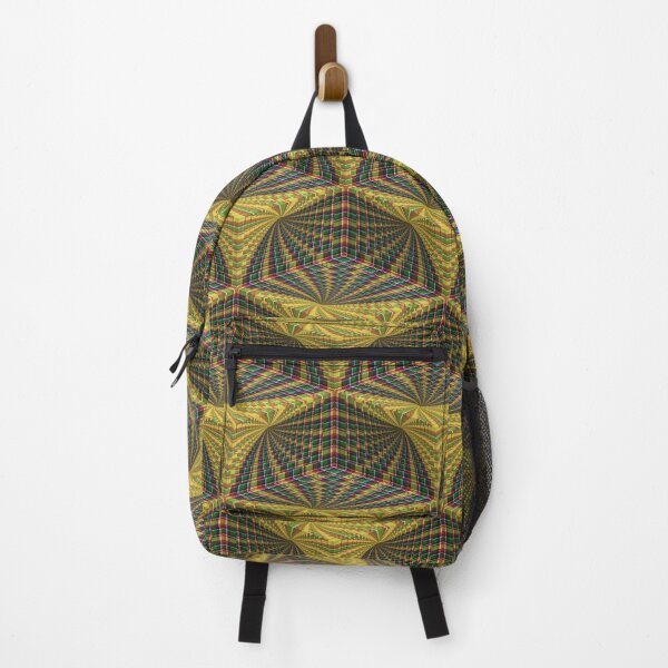 Item preview, Madras Droste Tunnel Fract-art-an Ziggurat designed and sold by Cathedral of Curiosity.