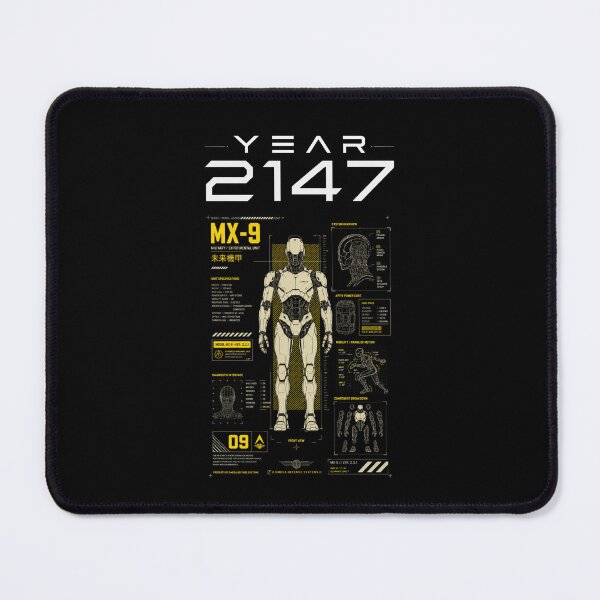 Item preview, Year 2147 Futuristic Cyberpunk Sci-Fi Streetwear designed and sold by TEEJAMBOREE.