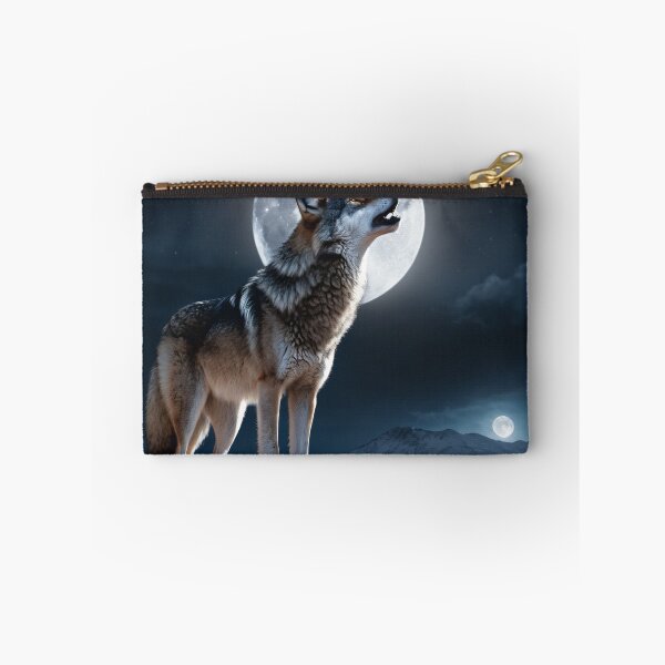 Item preview, Majestic Wolf Howling at the Moon designed and sold by CrippiCrippi.